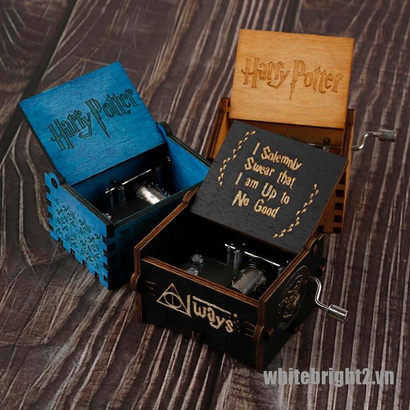 Hộp Nhạc Bằng Gỗ Phong Cách Phim Harry Potter