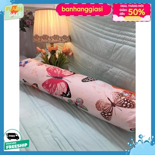 Vỏ gối ôm vải cotton poly kích thước 35x105cm