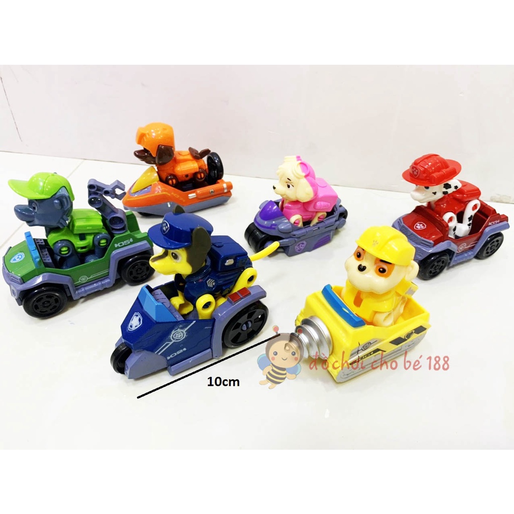 SET 6 XE ĐỘI CHÓ CỨU HỘ PAW PATROL