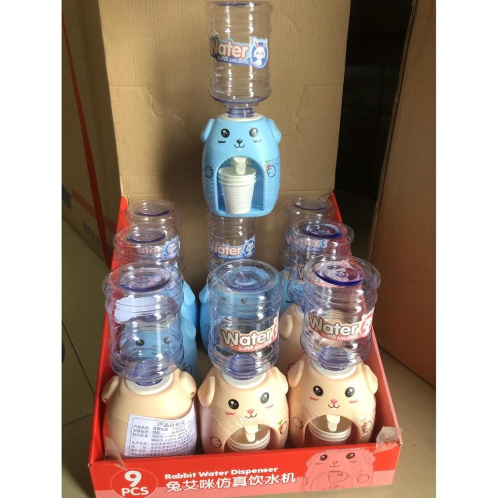 Bình nước siêu cute, máy rót nước mini siêu dễ thương hình thú cho bé
