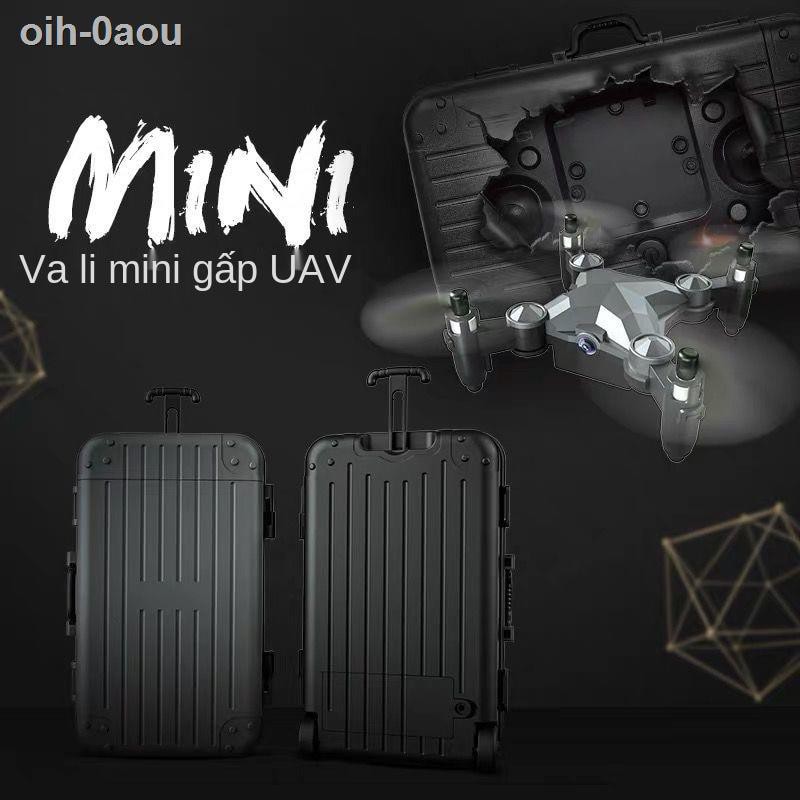 Douyin với cùng một hình dạng hành lý bay không người lái gấp đồ chơi trẻ em HD chụp ảnh trên Máy điều khiển