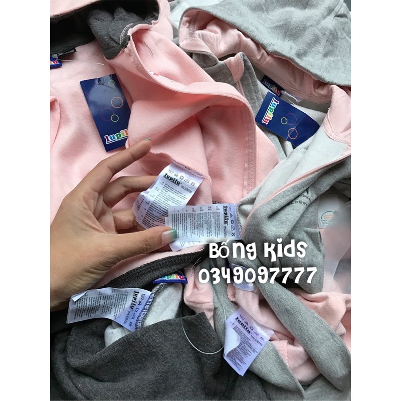 Bộ Nỉ Bé Gái Kéo Khoá Hoodie Lupilu