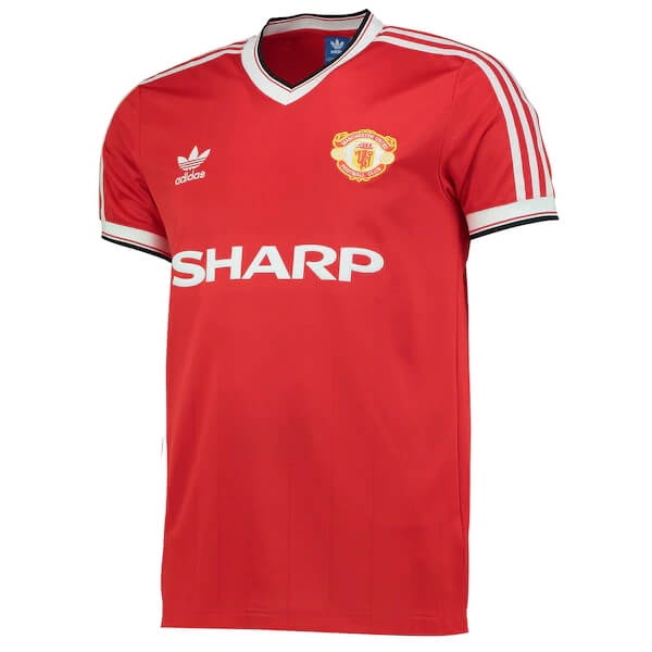 Áo Thun Đá Banh Adidas Manchester United 1983 Nhập Khẩu Từ Anh
