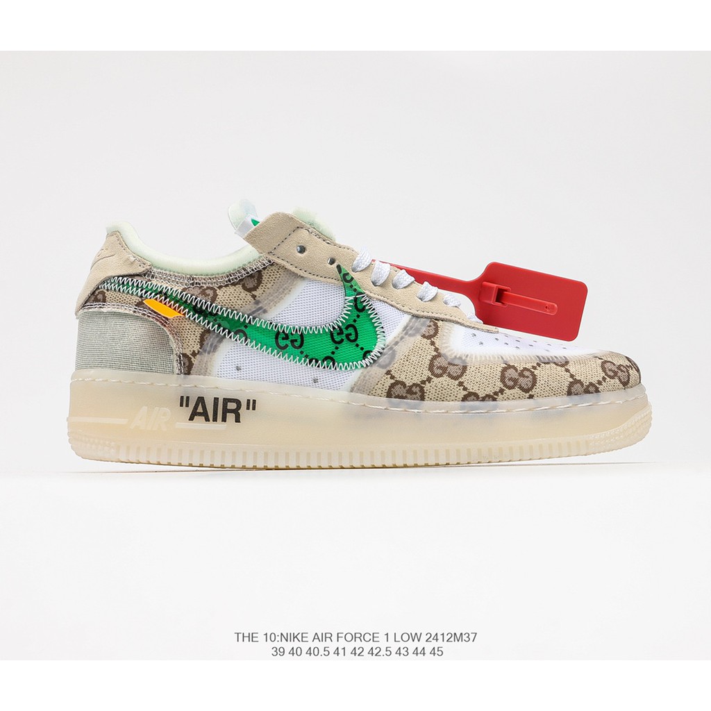 Order 1-2 Tuần + Freeship Giày Outlet Store Sneaker _Nike OFF-WHITE x Air Force 1 OW MSP: 2412M375 gaubeaostore.shop