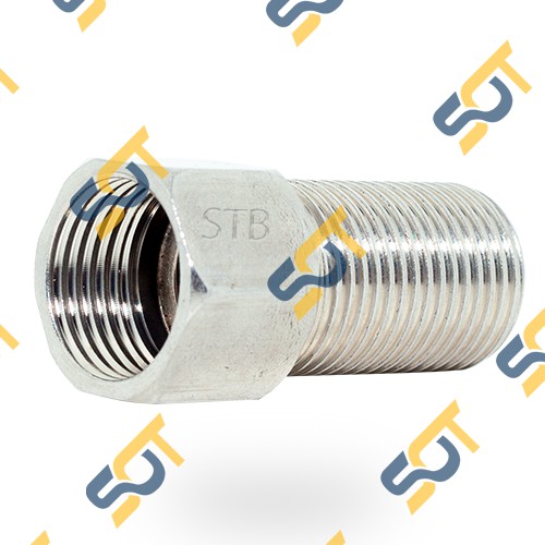 [DÀI 50mm &amp; 70mm] Lơ đều ren trong ren ngoài dân dụng BSP - Bằng Inox (Adaptor female to male) Sơ mi cả rá ngược