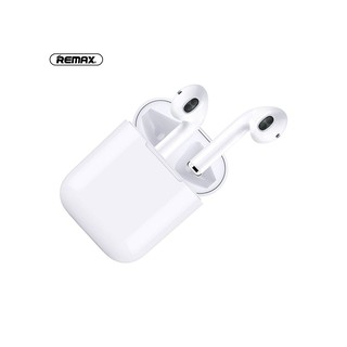 Tai nghe bluetooth 2 tai Remax RW-2 Airplus hỗ trợ sạc không dây (tặng case silicon + dây đeo) - Hàng chính hãng
