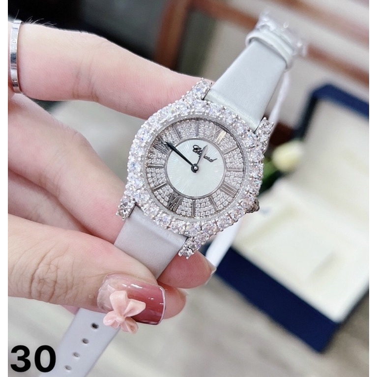 ĐỒNG HỒ NỮ C h o p a r d Size 32mm MÁY PIN NHẬT BẢO HÀNH 18 Tháng