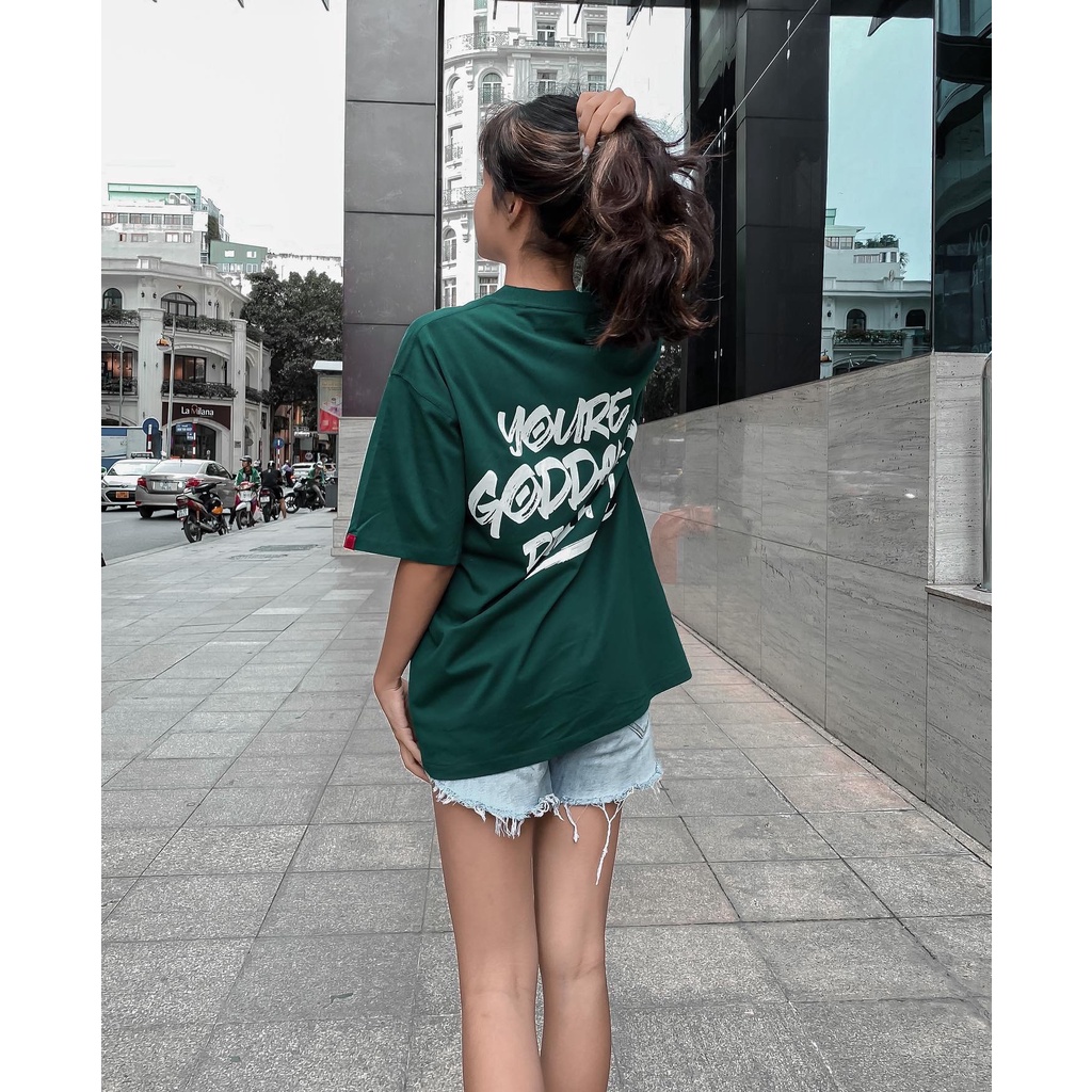 Áo Thun Oversize Local Brand tay lỡ NEVASOME Goddamn phông unisex nam nữ cotton oversize form rộng
