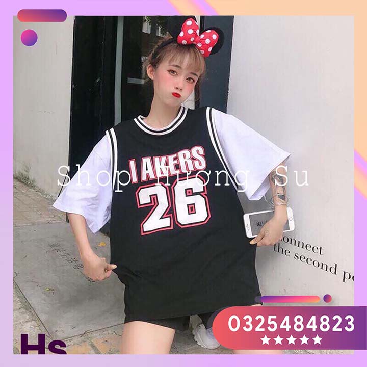 Áo Thể Thao Bóng Rổ Lakers 26-HuongSu-(A048)