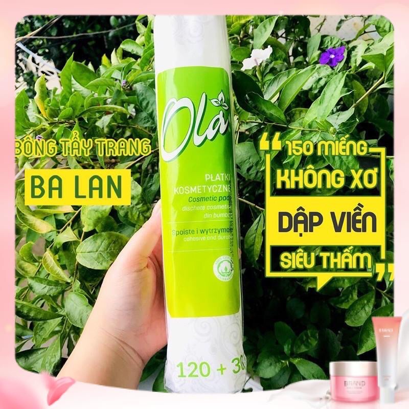 [Chính hãng] Bông tẩy trang Ola Ba Lan 80 -150 miếng