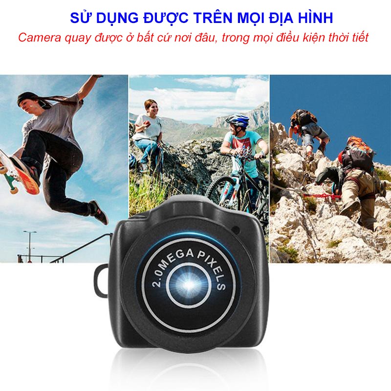 Camera Y2000 Quay Phim Hỗ Trợ Chụp Ảnh 2.0MP Gắn Móc Chìa Khóa