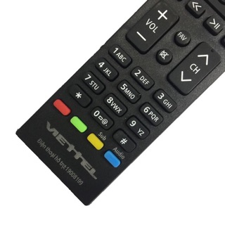 Remote điều khiển đầu thu Viettel internet ( HÀNG LOẠI 1)