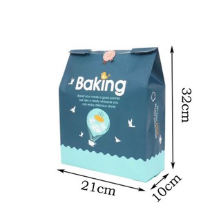 Combo 10 túi bánh mì hoa cúc ngang baking