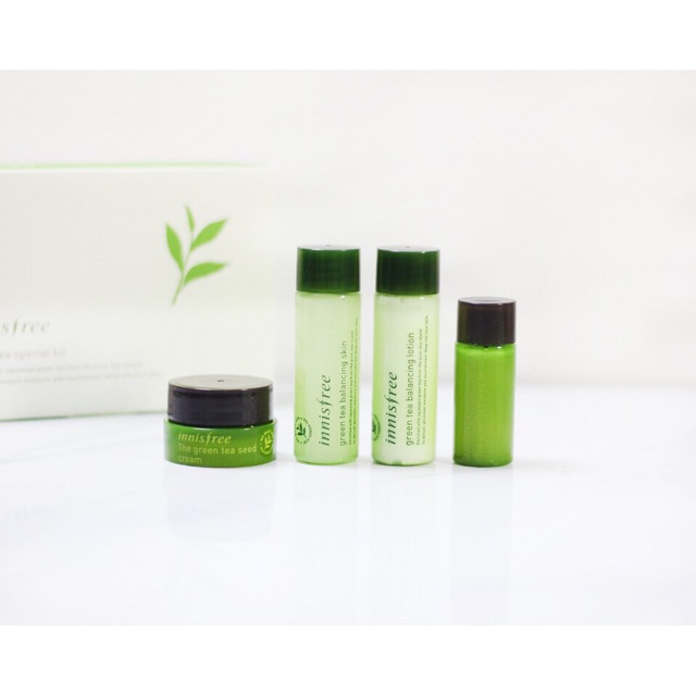 ( Có sẵn ) Bộ Kit Dưỡng Da Trà Xanh Innisfree Green Tea Special Kit | BigBuy360 - bigbuy360.vn