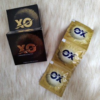Bao cao su cao cấp XO Black siêu mỏng, hàng chính hãng, không gây kích ứng da nhạy cảm- Hộp 3 cái