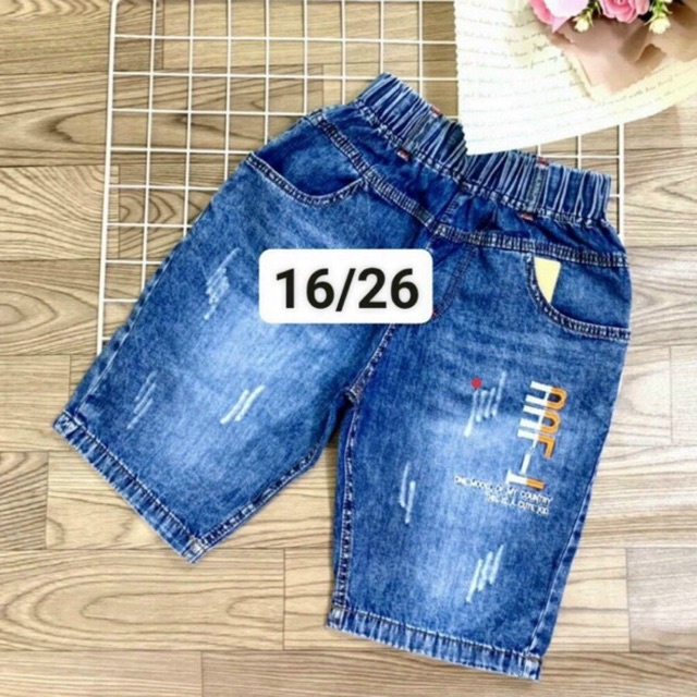 ✔️28-45kg✔️Quần jean, quần bò lửng bé trai size đại - HA661