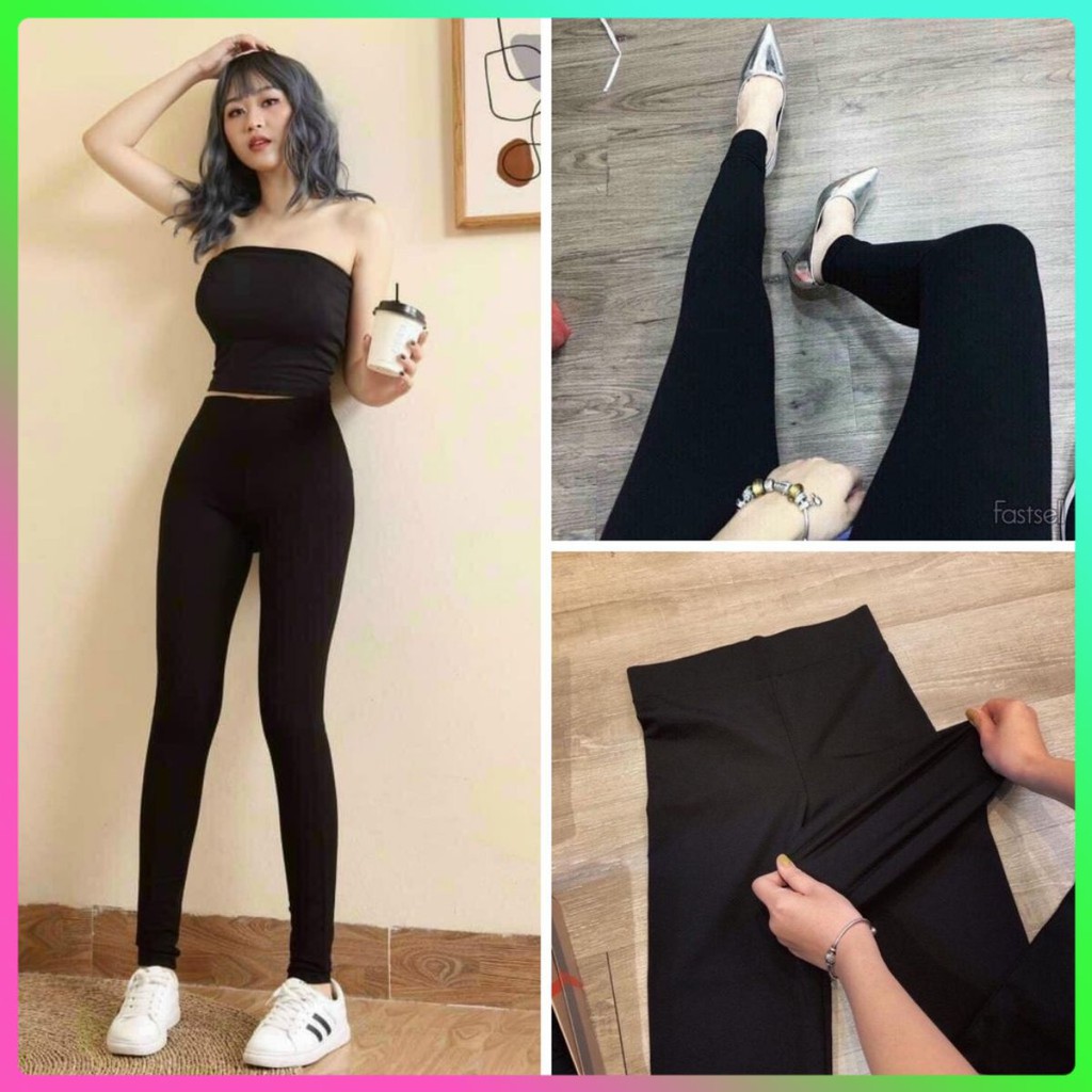 [có 8XL] Quần Legging Nữ 💎SALE💎 Nâng Mông Cạp Cao kiểu sáng hàn quốc chất liệu nhập khẩu cao cấp Bigsize M - 8XL | BigBuy360 - bigbuy360.vn