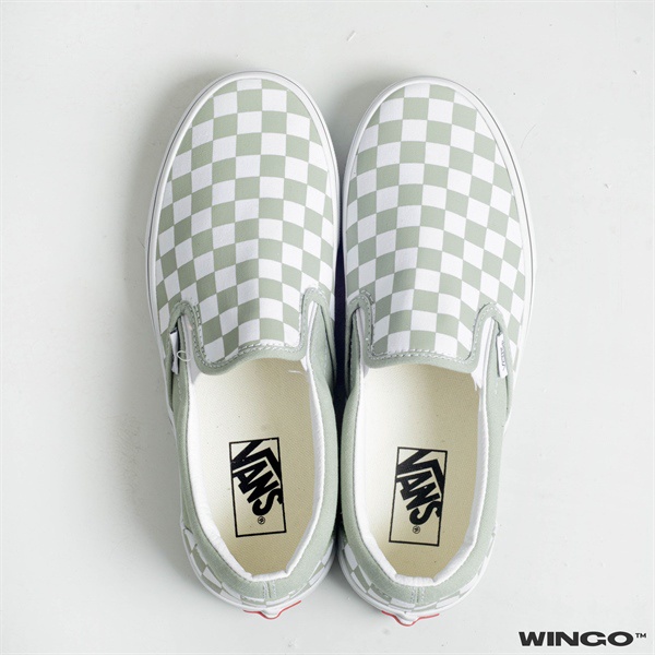 Vans Slip On Checkerboard Sage