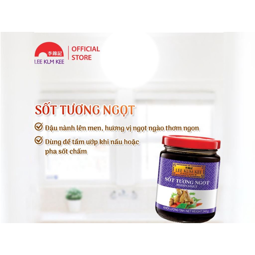 [Lọ 240g] XỐT TƯƠNG NGỌT [China] LEE KUM KEE Hoisin Sauce