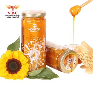 Mật ong nguyên chất dạng bánh tổ Tam Đảo 560g, thương hiệu HONECO