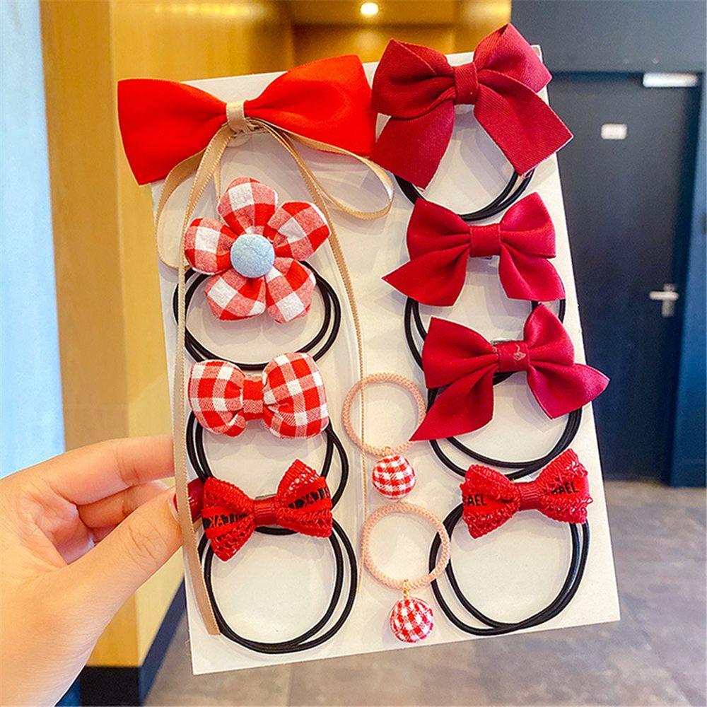 Dây Cột Tóc Co Giãn Xinh Xắn Hợp Thời Trang Cho Bé Gái