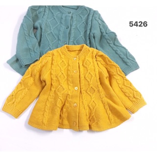 Cardigan len Nutmeg Peplum vặn thừng