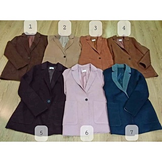 áo dạ ép lông cừu một lớp khâu tay Soup xuất Hàn cho nữ