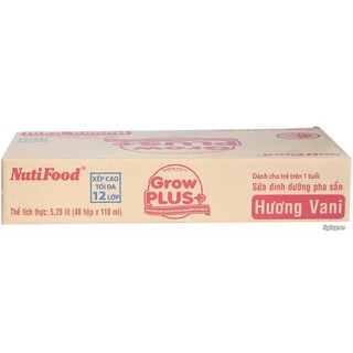 Sữa Bột Pha sẵn Nutifood Plus đỏ 110ml