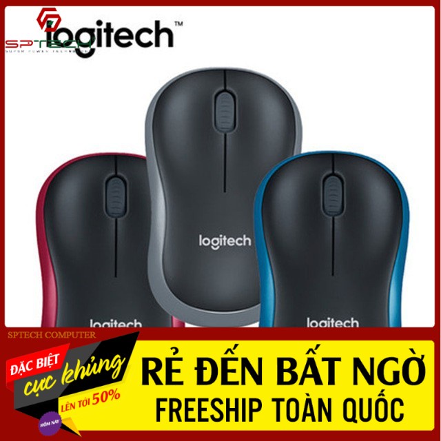 Mua ☌Chuột Không Dây 💎𝓕𝓡𝓔𝓔𝓢𝓗𝓘𝓟💎 Mouse Ko Logitech Laser M185 (BH 6 ...