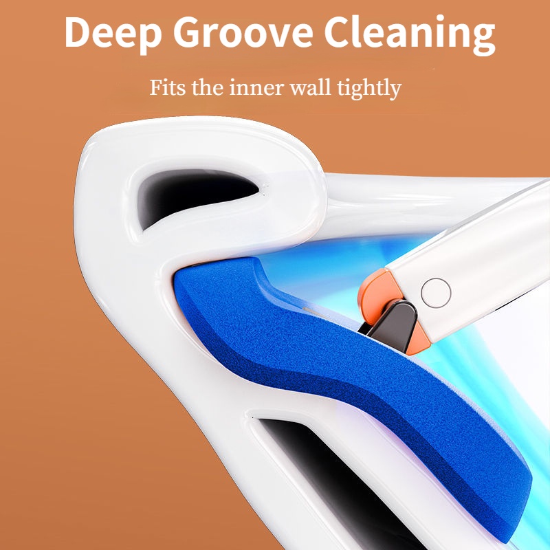 Bộ Bàn Chải Vệ Sinh Toilet Dùng Một Lần Cán Dài Tự Động Không Cần Chạm