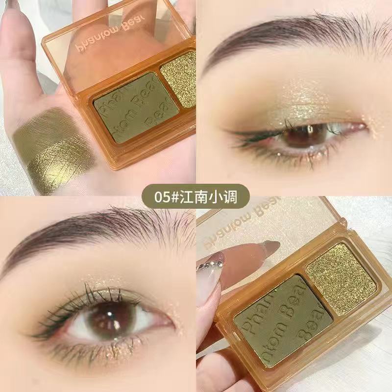 [Hàng mới về] Bảng phấn mắt lì hai màu hiệu ứng bền màu dành cho người mới bắt đầu | BigBuy360 - bigbuy360.vn