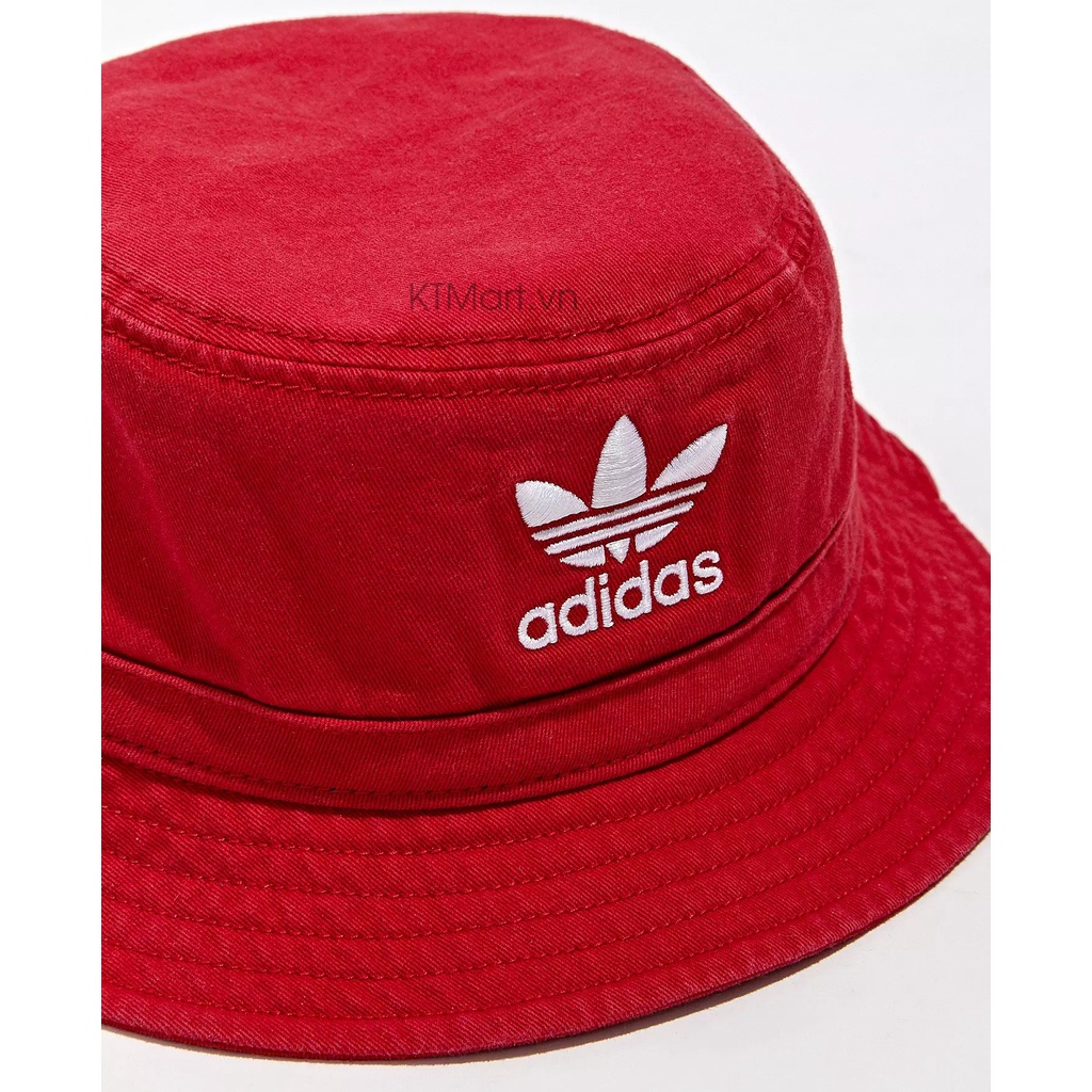 Mũ Adidas Originals Washed Red Bucket Hat