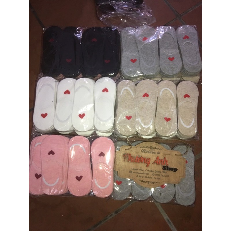 Tất tim lười nữ