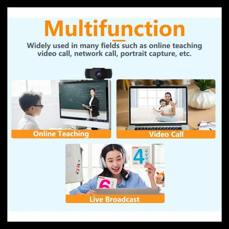Set 1080 Webcam tích hợp micro hỗ trợ phát sóng trực tiếp | BigBuy360 - bigbuy360.vn