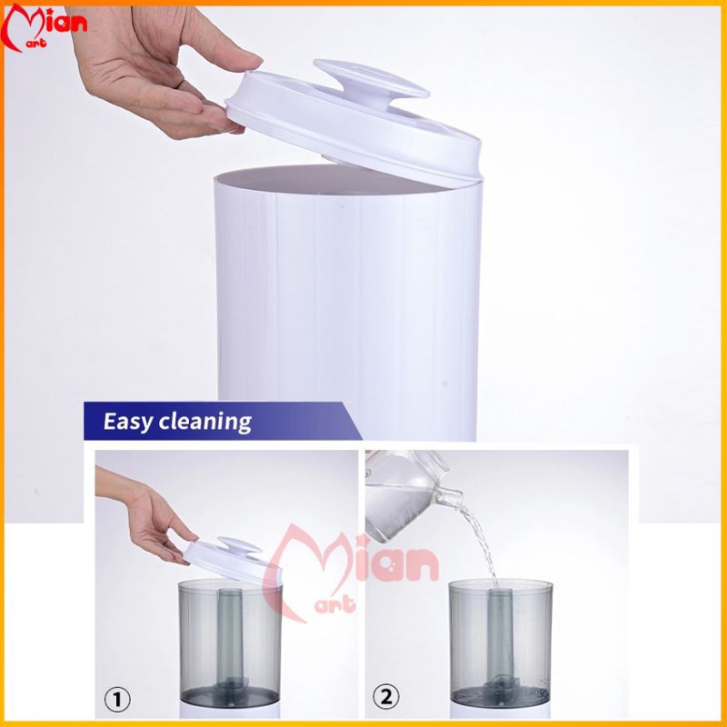 Máy tạo ẩm - máy phun sương siêu âm xông tinh dầu 3,8 lít, phun siêu âm bảo hành 3 tháng - Mian mart