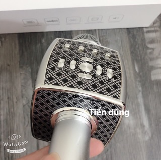 Mic karaoke YS95 cao cấp Micro Bluetooth YS95 tích hợp loa bass không dây