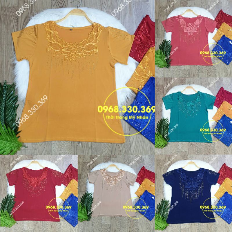 Áo trung niên thun ladong cao cấp phối kiểu đẹp