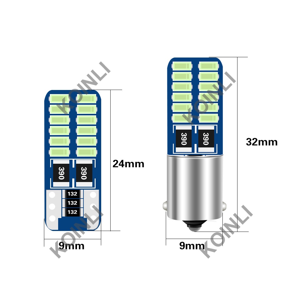 Đèn LED T10 31mm T4w W5w C10W C5W 28MM 39MM 41MM ánh sáng trắng chất lượng cao thích hợp cho xe hơi