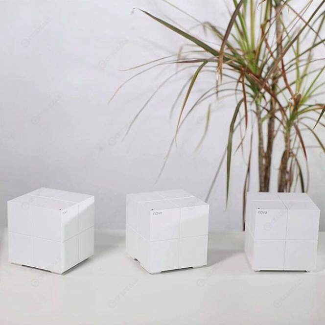 Bộ Phát Mesh WiFi Tenda Nova MW6 (3-Pack) Chuẩn AC 1200Mbps - 3 Cục Phủ Wifi Toàn Nhà, 1 Tên Mạng Duy Nhất