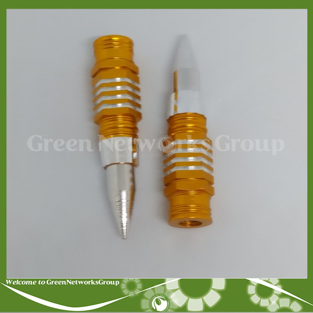 Bộ 2 Ốc đũa thắng Hỏa Tiễn Viền Sọc Nhiều Màu trang trí xe máy - Greennetworks