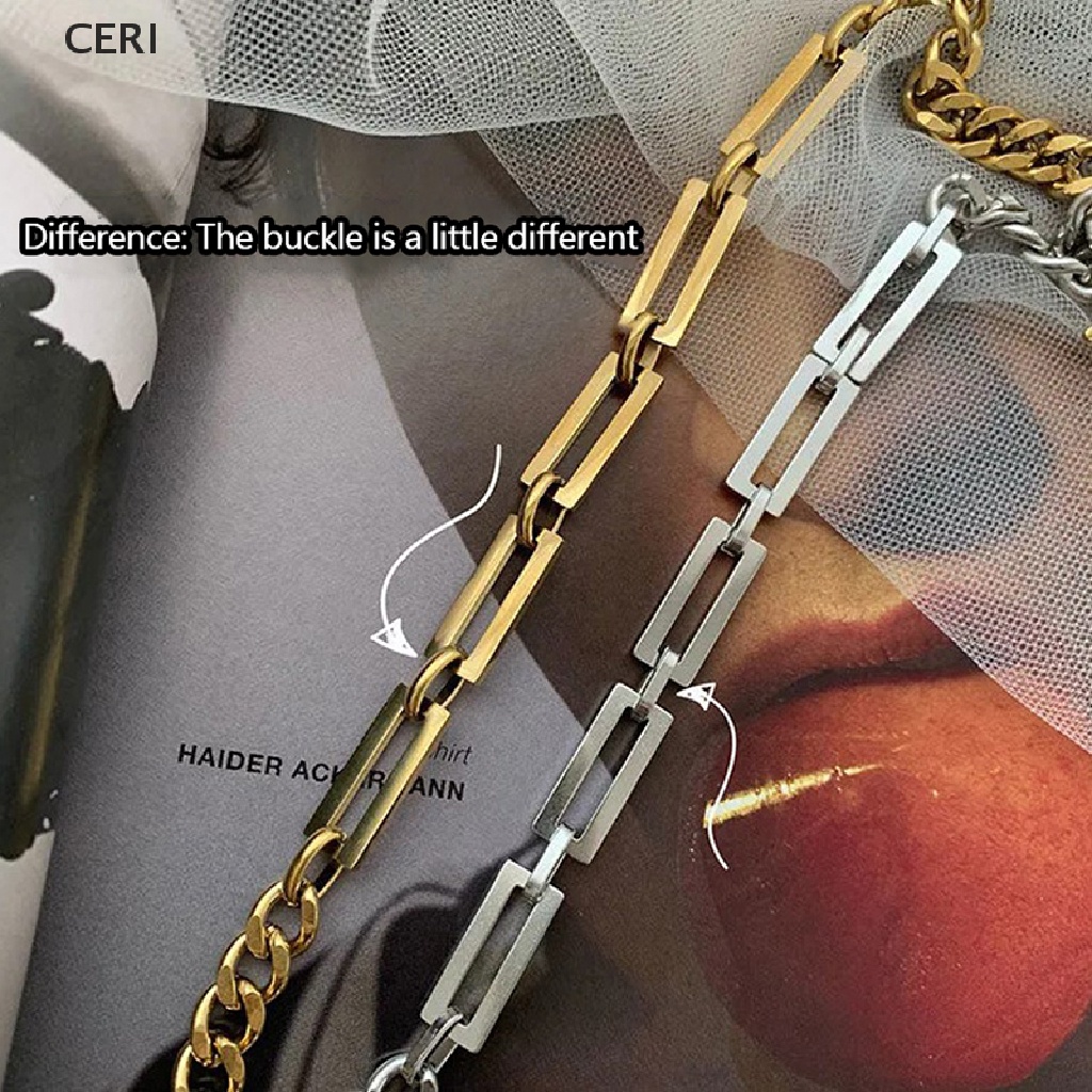 Vòng cổ Thép Không Gỉ 316L Phong Cách Hip Hop Mới Cho Nam Và Nữ