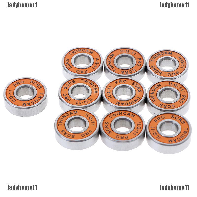 Set 10 Vòng Bi Bằng Thép Không Gỉ Chuyên Dụng Cho Ván Trượt