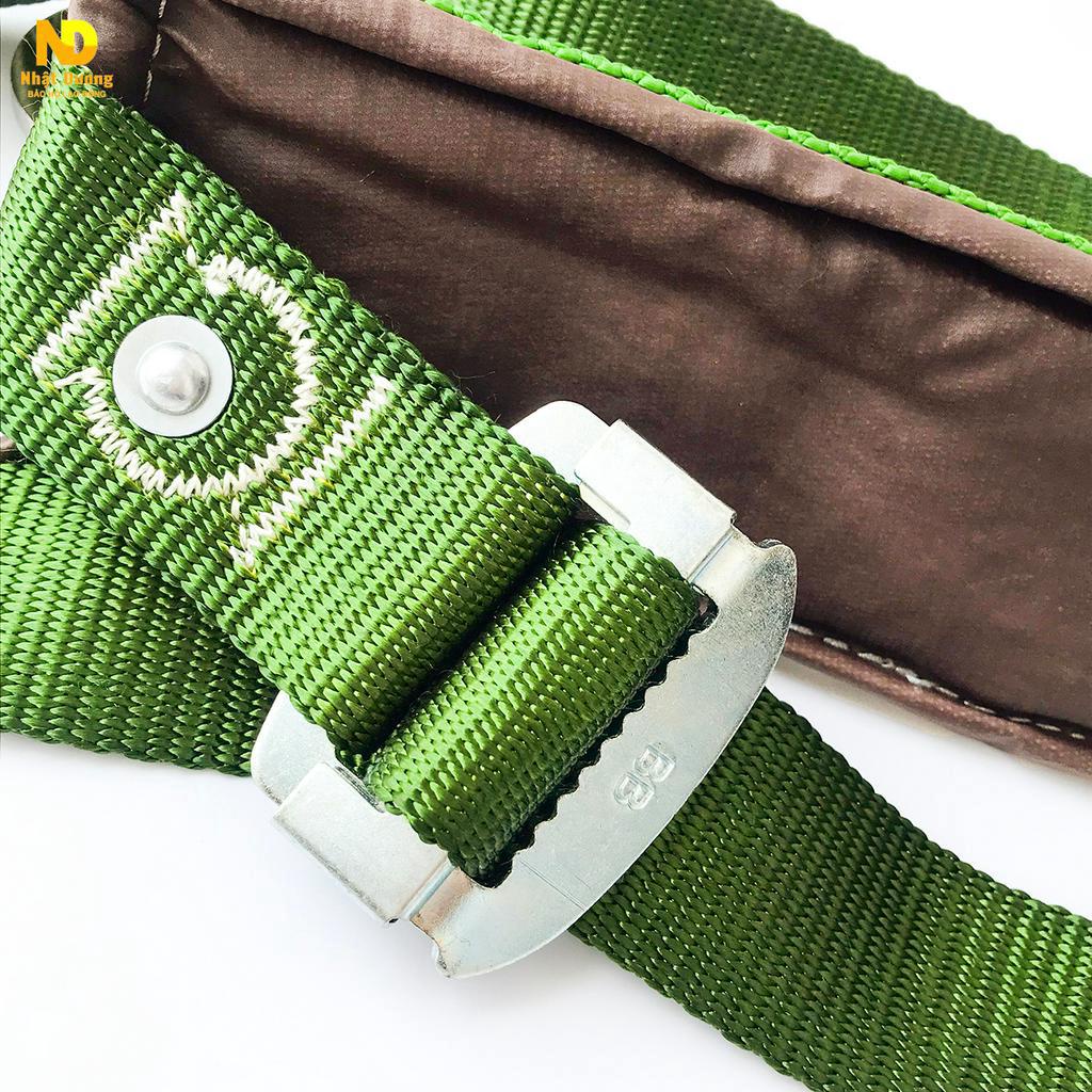 Dây đai an toàn thợ điện 2 móc thép D02 chịu lực tốt, dây an toàn leo trụ điện, leo núi