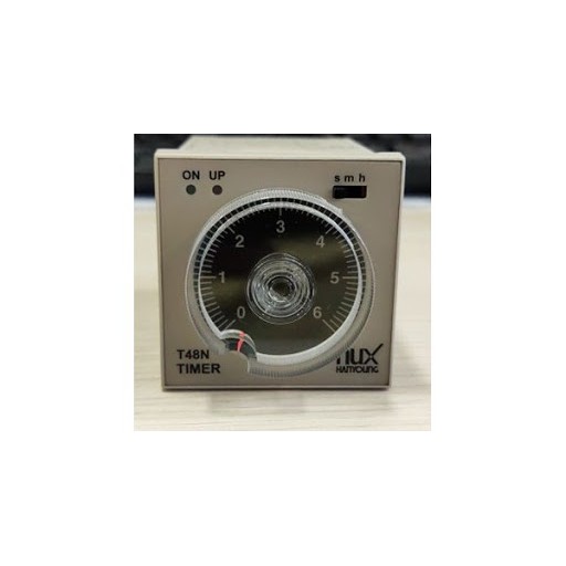 HanYoung Rơle thời gian T48N Timer Hanyoung T48N-01A 03A 06A 10A 30A 60A 24V-220V kèm đế