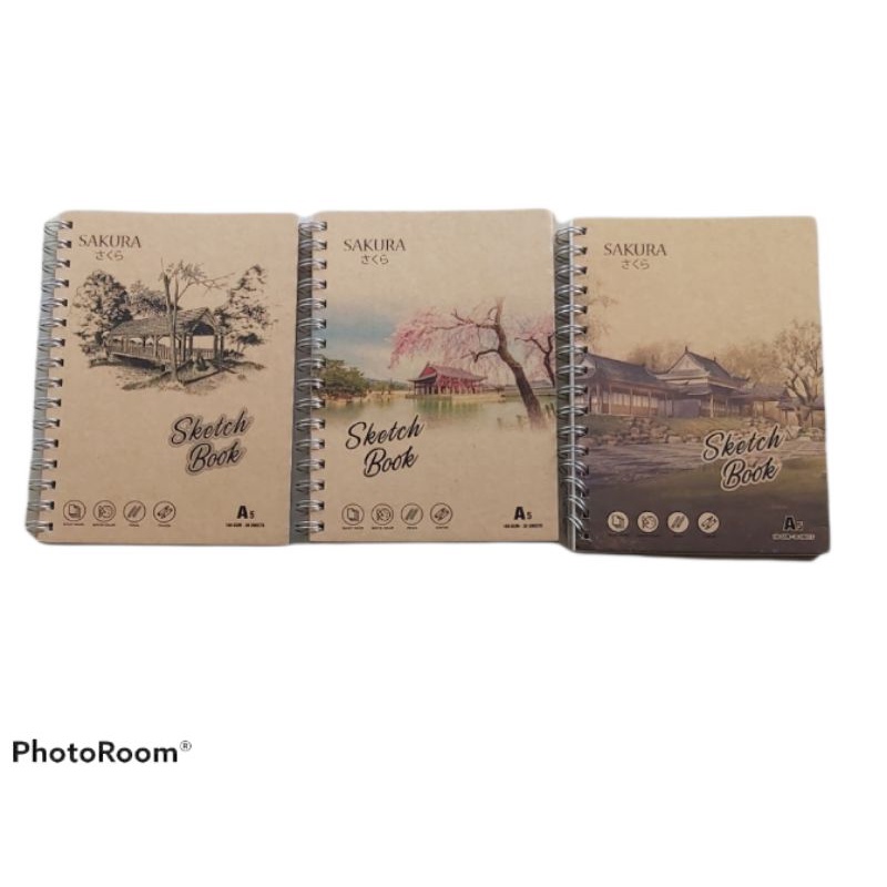 [Mã LIFEBOOK2 giảm 10% đơn 0Đ] Sổ Vẽ A5, Sketch Book Loại Đẹp15*21 (30 Tờ) SAKURA