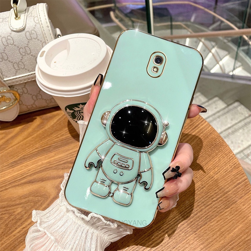 ốp lưng Redmi 8 8a TPU Mạ điện 3D Phi hành gia có chân đế ốp điện thoại Redmi 8 8a