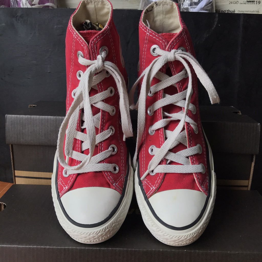 GIÀY CONVERSE  CỔ CAO SIZE 36.5 - REAL 100% - 2HAND