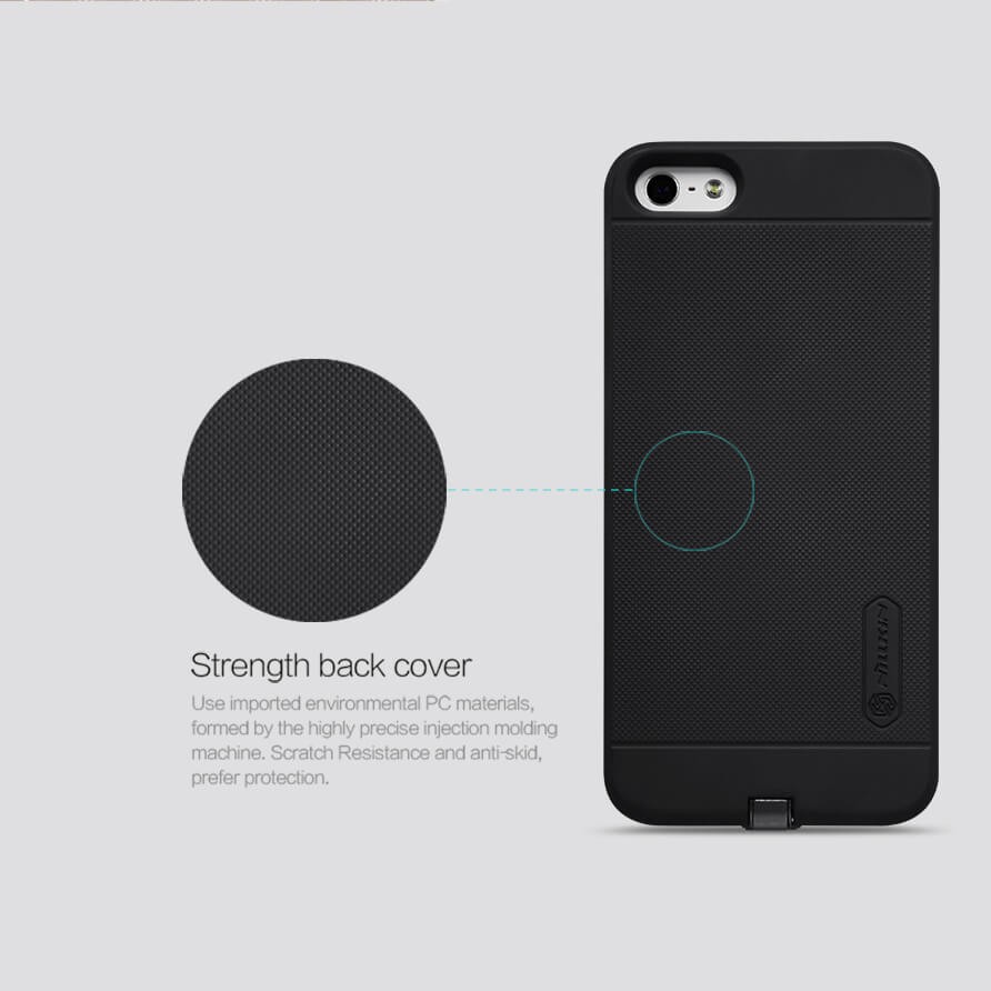 Ốp lưng chống sốc hỗ trợ sạc không dây cho iPhone 5 / iPhone 5s / iPhone SE hiệu Nillkin Magic - hàng chính hãng