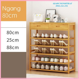re0411 Tủ giày dép 5 tầng gỗ 88cm - Tủ giày 5 tầng gỗ - Kệ giày dép - Kệ dép đa năng