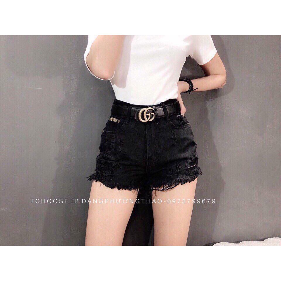 [ xả kho ] HS  QUẦN SOOC KAKI RÁCH